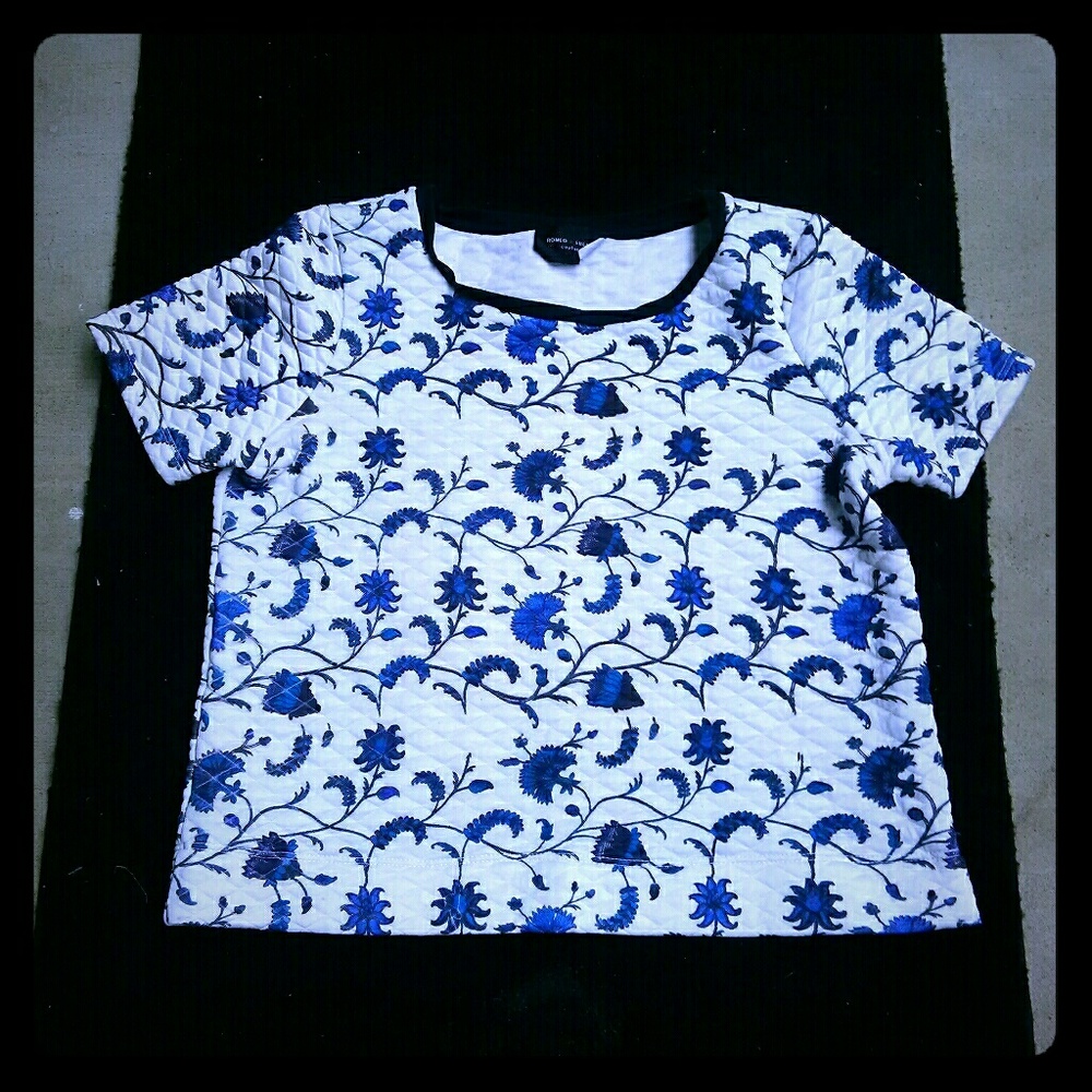 Matching flower print tracksuite